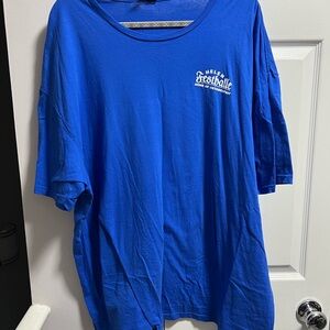 Gildan Blue Women's Short Sleeve Octoberfest Tee